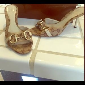 Gucci GG logo sandals